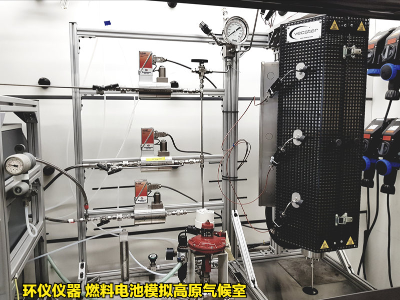 燃料電池模擬高原氣候室的系統組成(圖3)